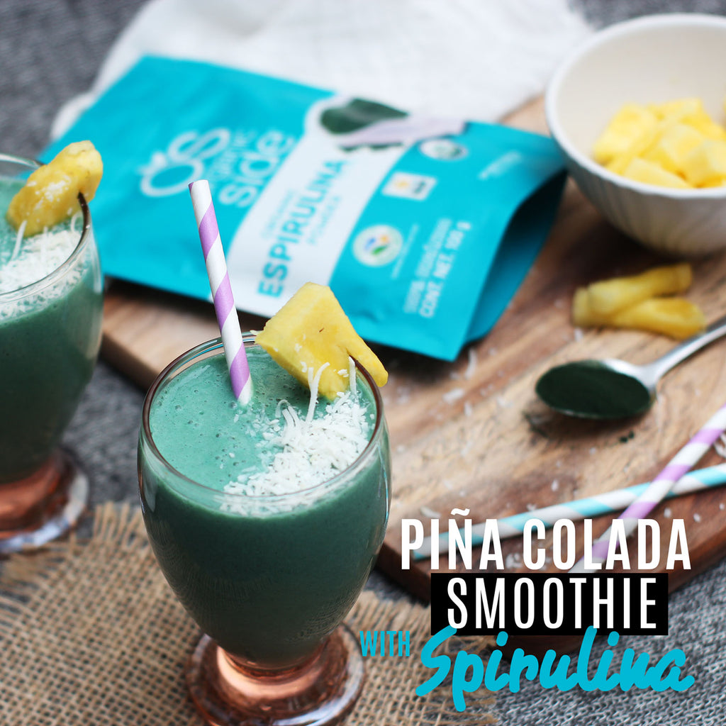 Piña Colada Smoothie with Spirulina
