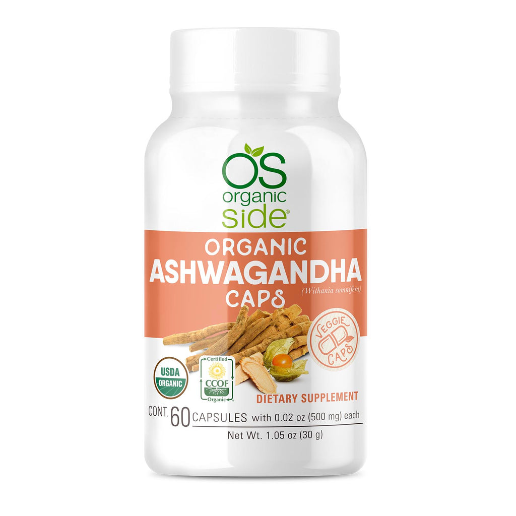 Ashwagandha - 60 Caps - Pure 1,000 mg - Stress Relief & Mood Enhancer