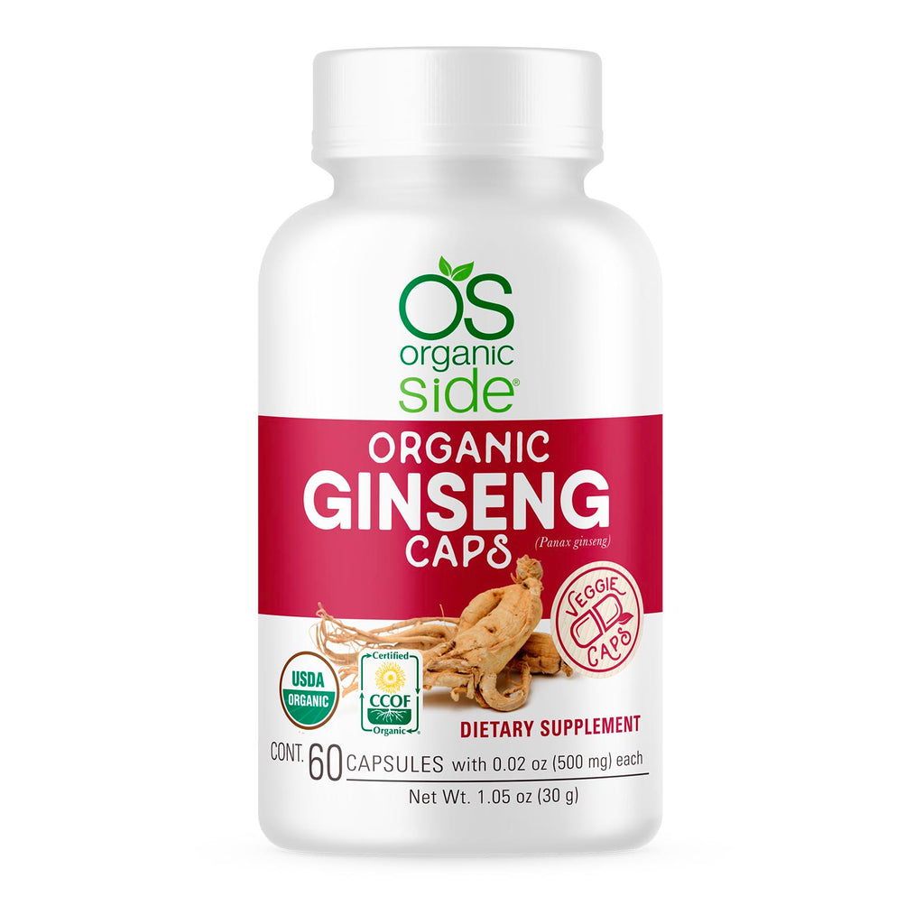 Ginseng 60 Capsules - Adaptogen - Certified USDA